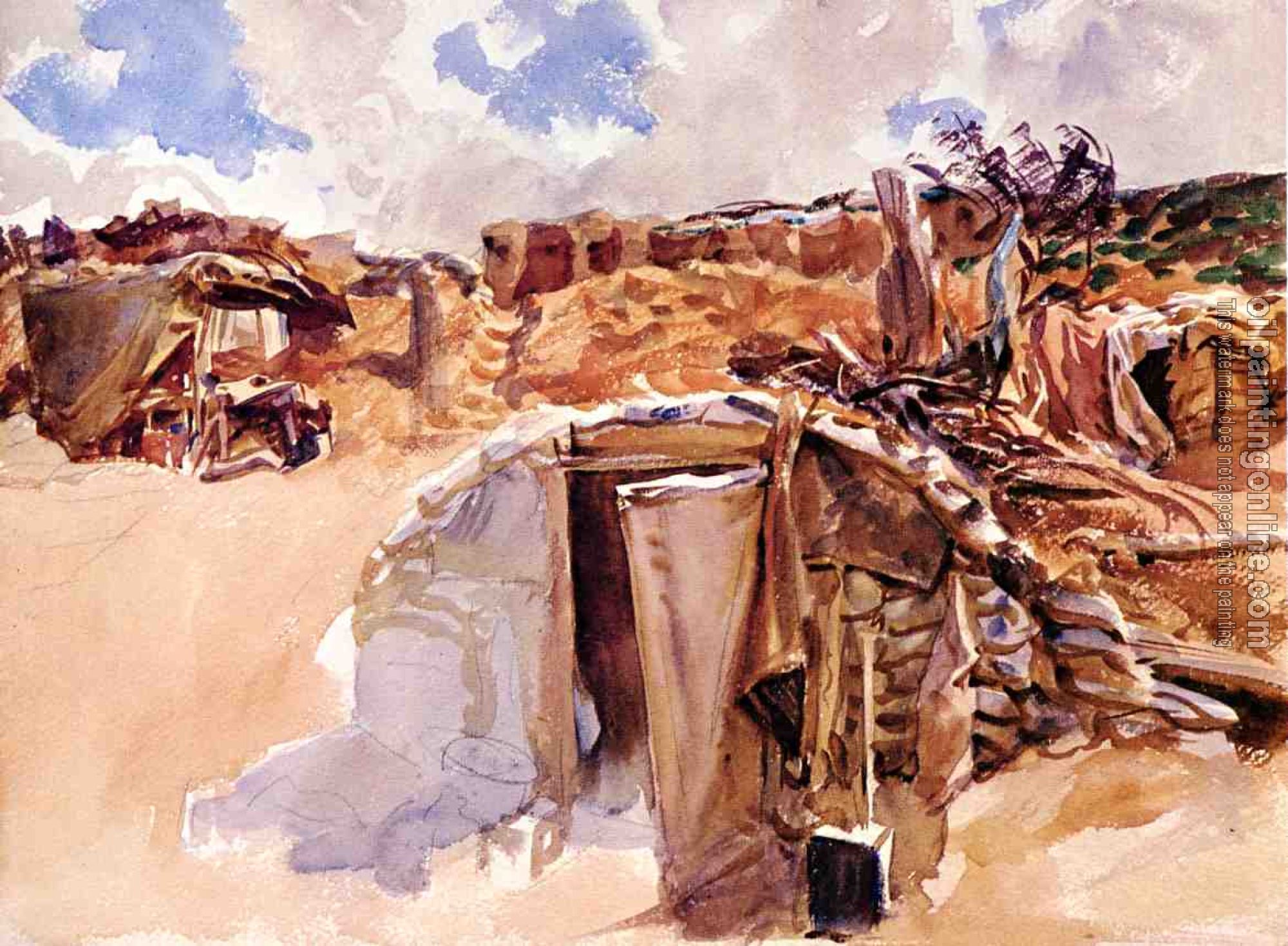 Sargent, John Singer - Dugout